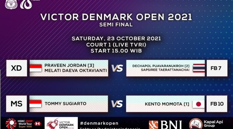 Link livestreaming TVRI Denmark Open 2021 hari ini
