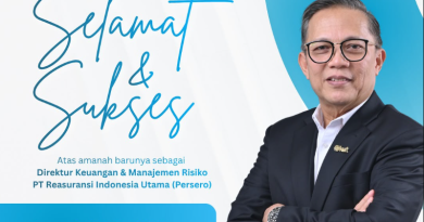 Direktur Keuangan dan Manajemen Risiko PT Reasuransi Indonesia Utama (Persero) atau Indonesia Re 2026 Eddy Alfian